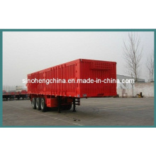 13m Box Transport Cargo Auflieger mit 3 Achsen